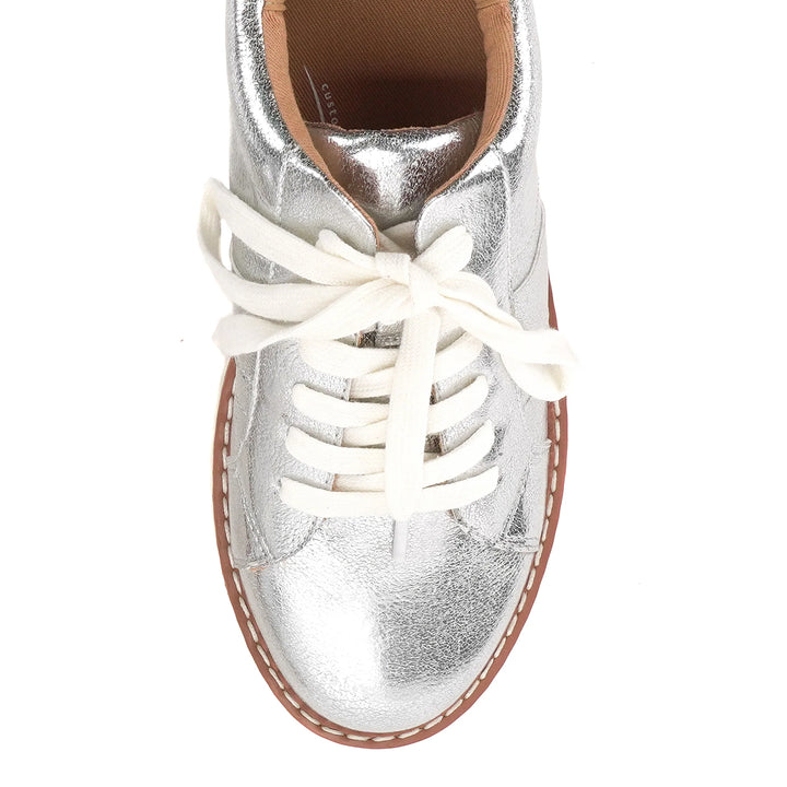Marcell Silver Platform Sneaker by Yellow Box