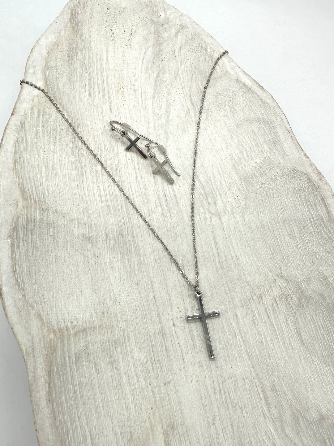 Simple Faith Necklace & Earring Set