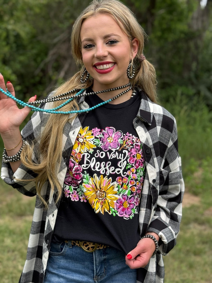 Callie's So Very Blessed Tee by Texas True Threads