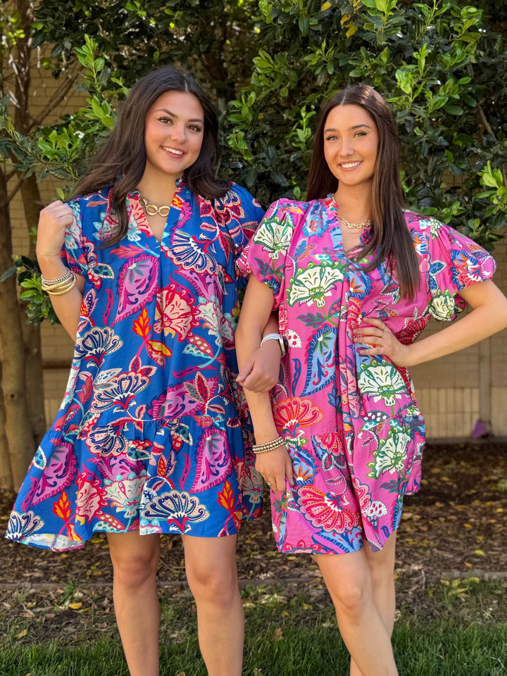 Double Take V-Neck Dress