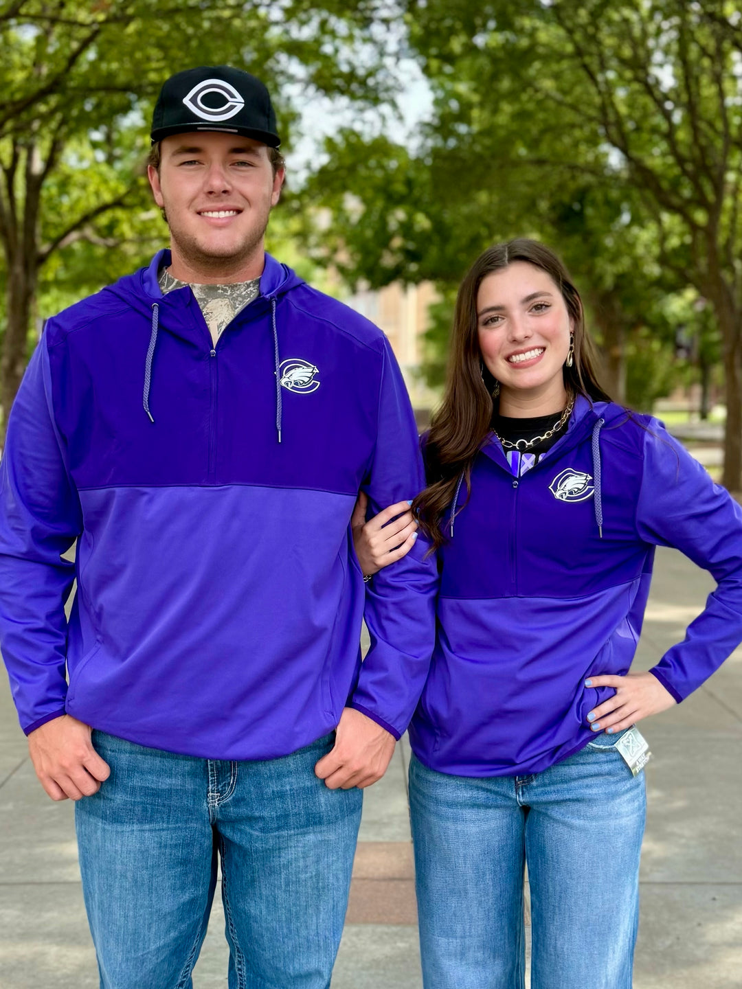 Canyon City Stretch Two-Tone Hoodie