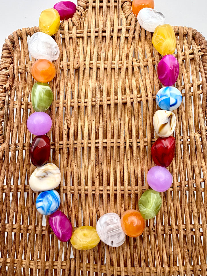 Stand Out Multi Beaded Necklace
