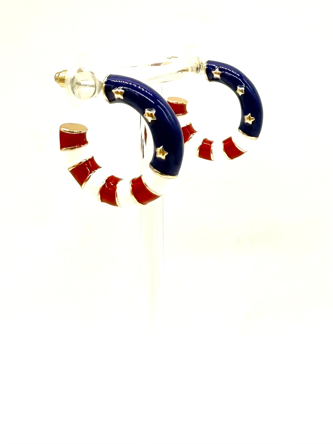 Flag Hoop Earrings by Canvas