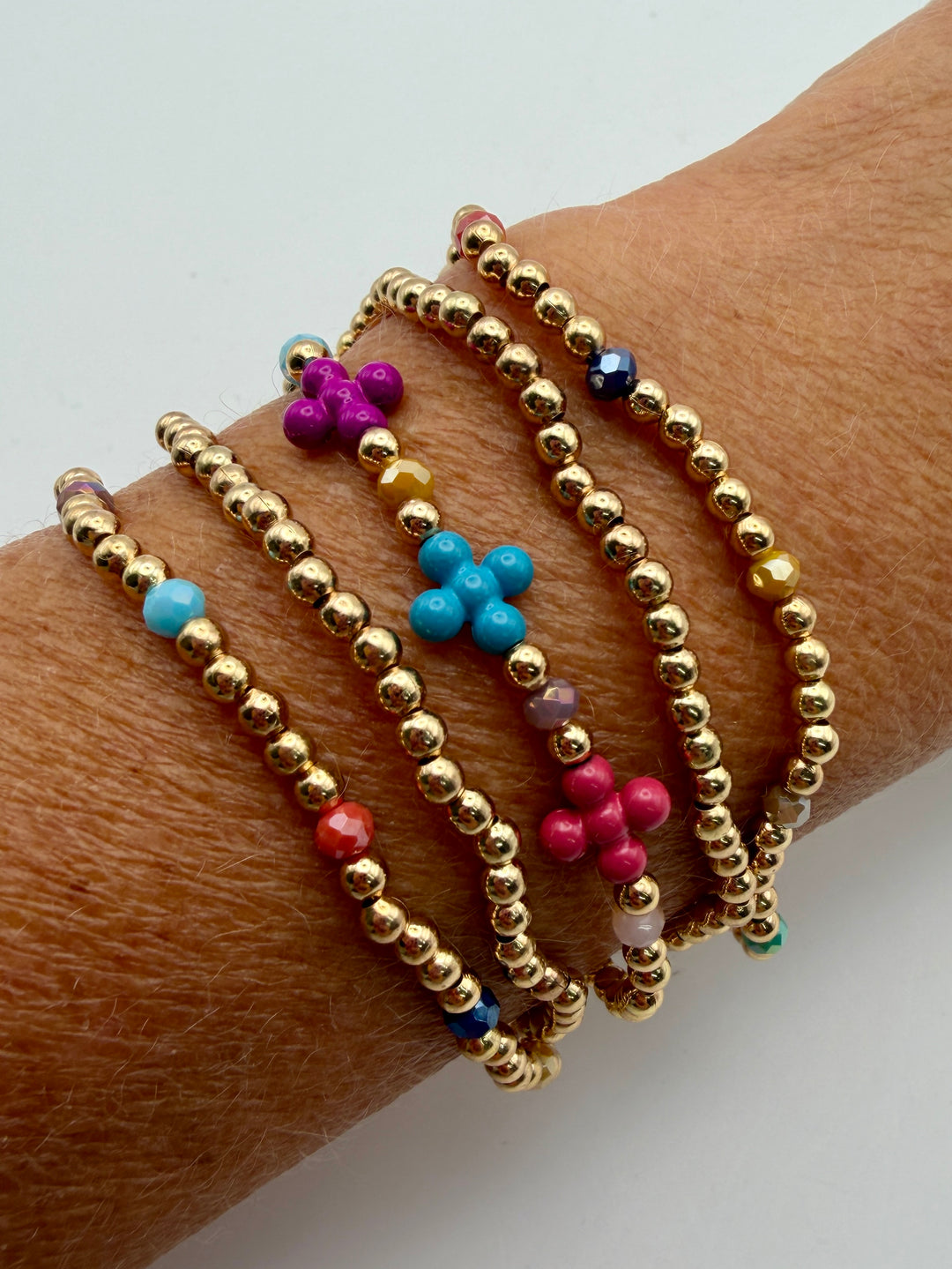 Bright & Bold Multi Beaded Bracelet Set