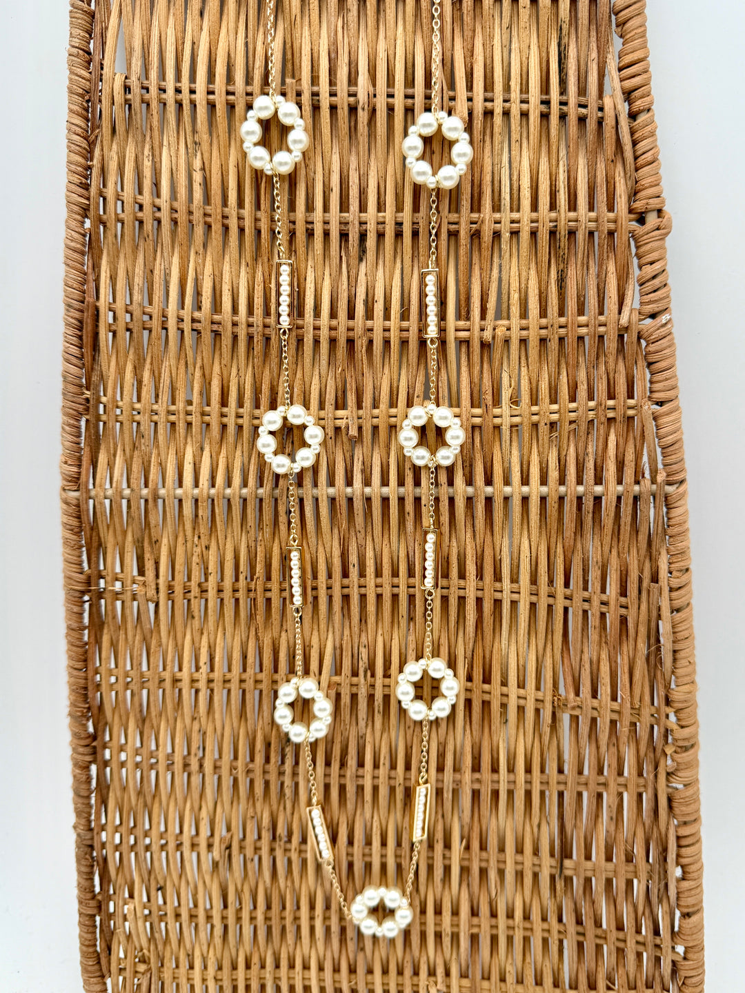 Chanity Long Pearl Necklace