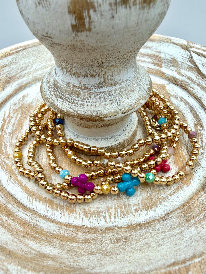 Bright & Bold Multi Beaded Bracelet Set