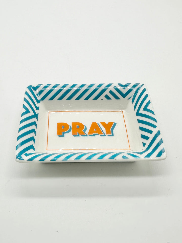 Words of Wisdom Porcelain Trinket Tray