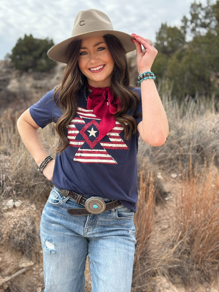 Freedom Aztec Tee by Texas True Threads
