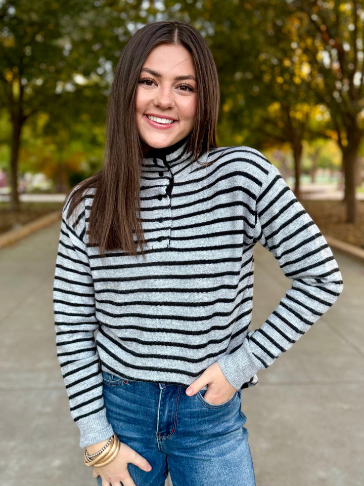 Homebound Striped Sweater
