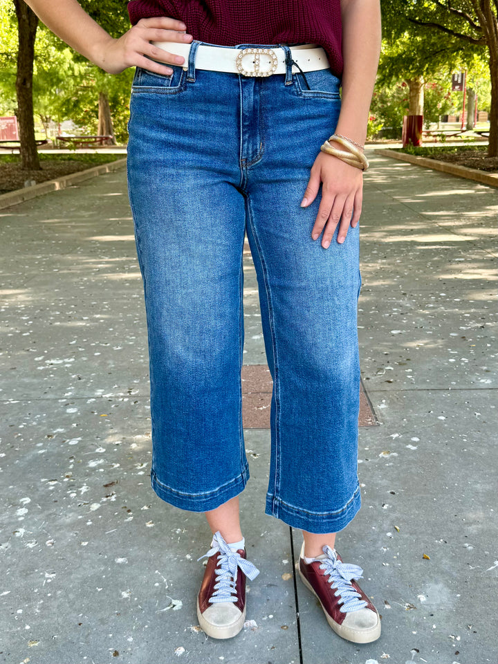 Hannah Crop Jean by Judy Blue