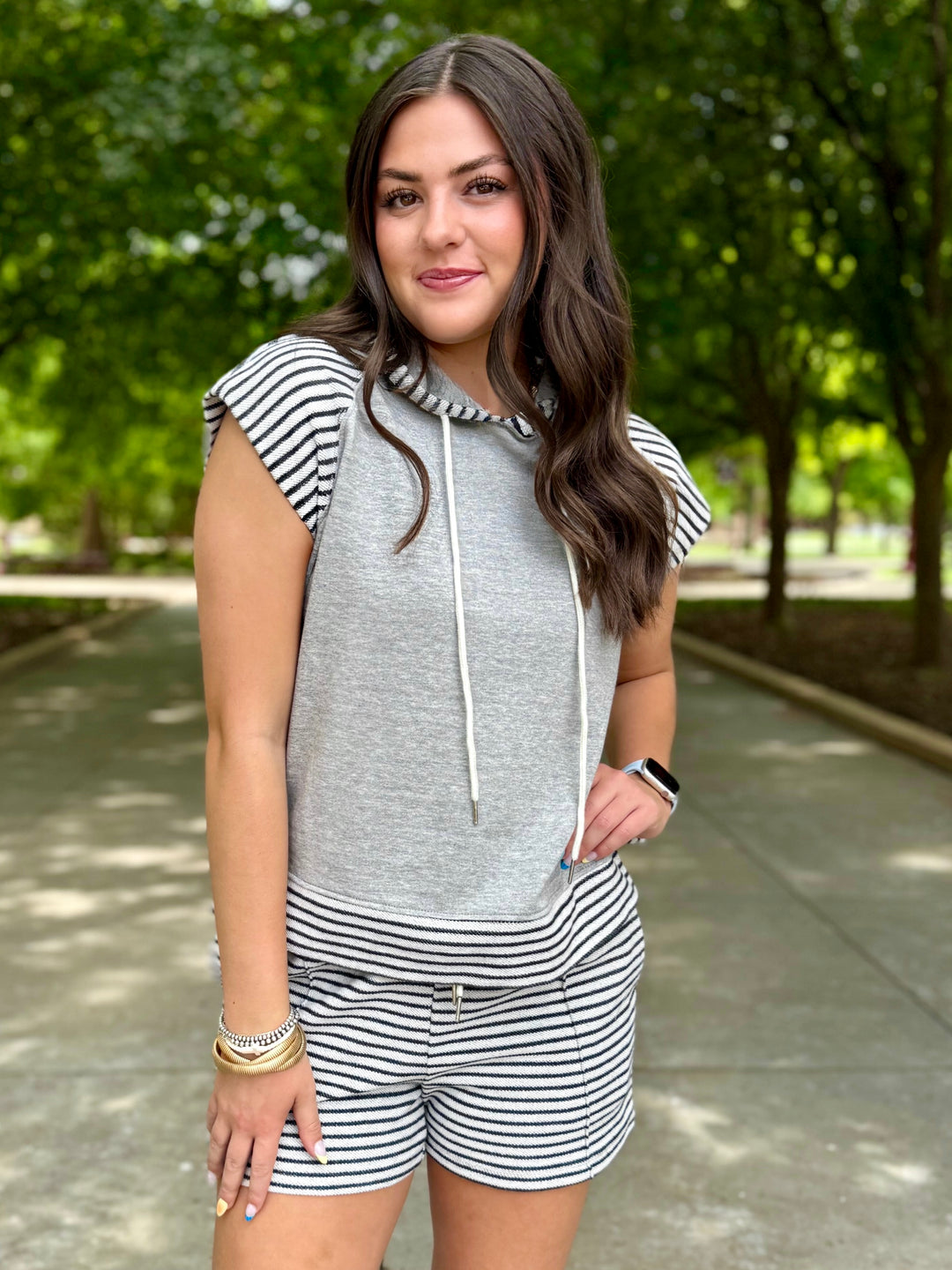Cozy Cute Grey Short Set