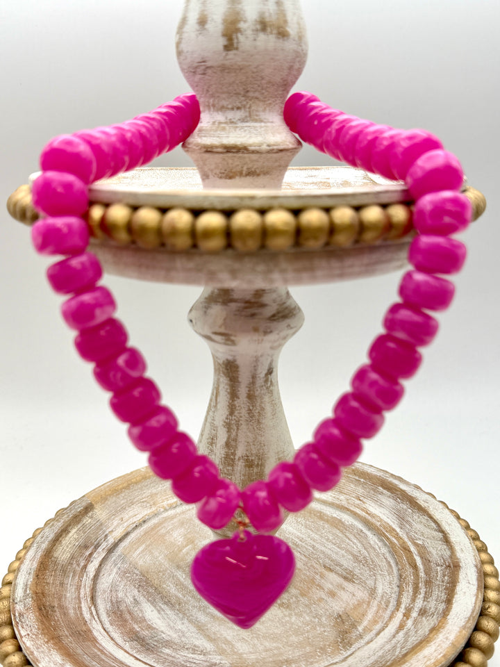 Bright Side Chunky Heart Necklace