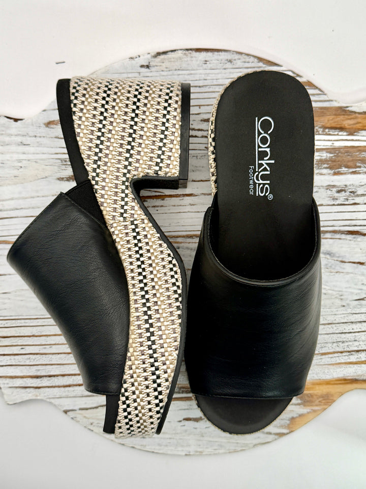 Totally Buggin Black Wedge