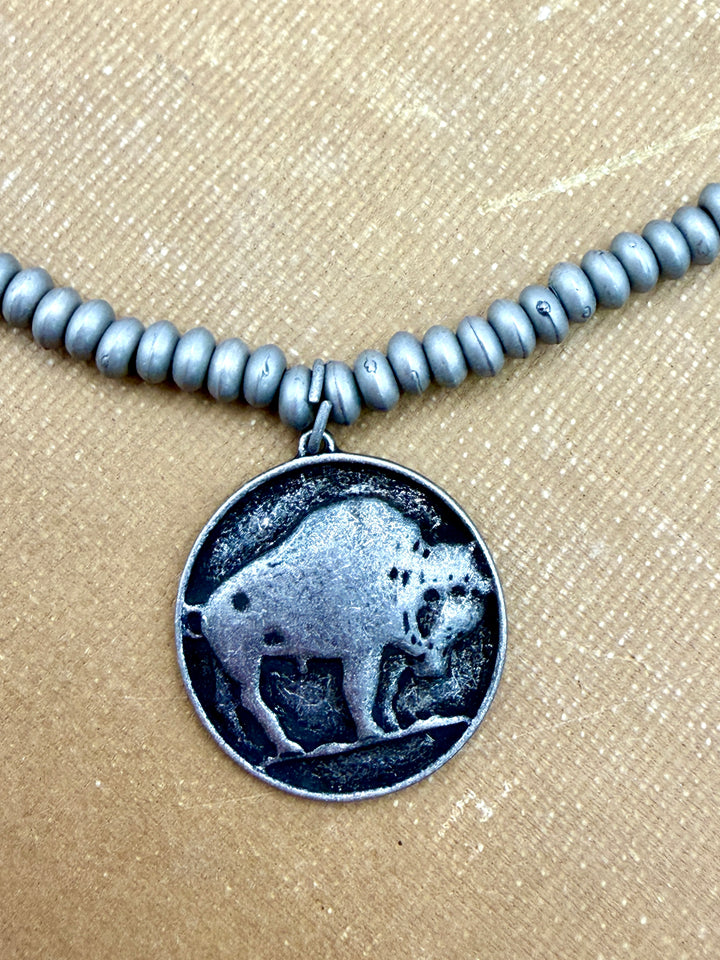 Buffalo Coin Necklace