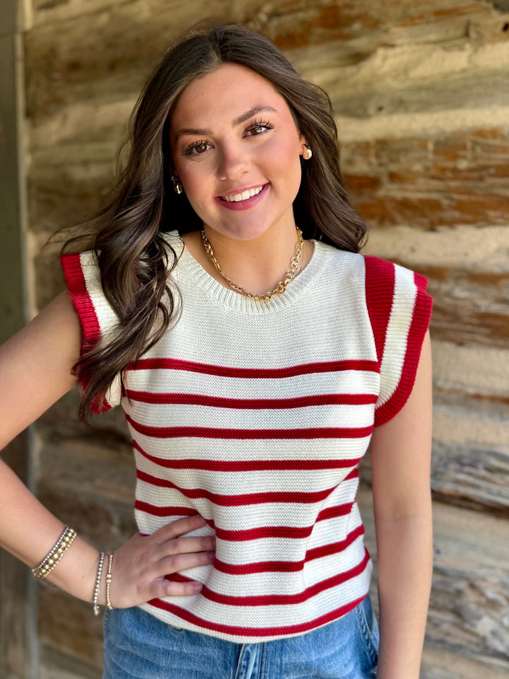 Sweet as Can Be Red Sweater