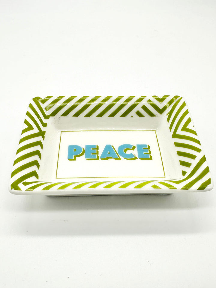 Words of Wisdom Porcelain Trinket Tray