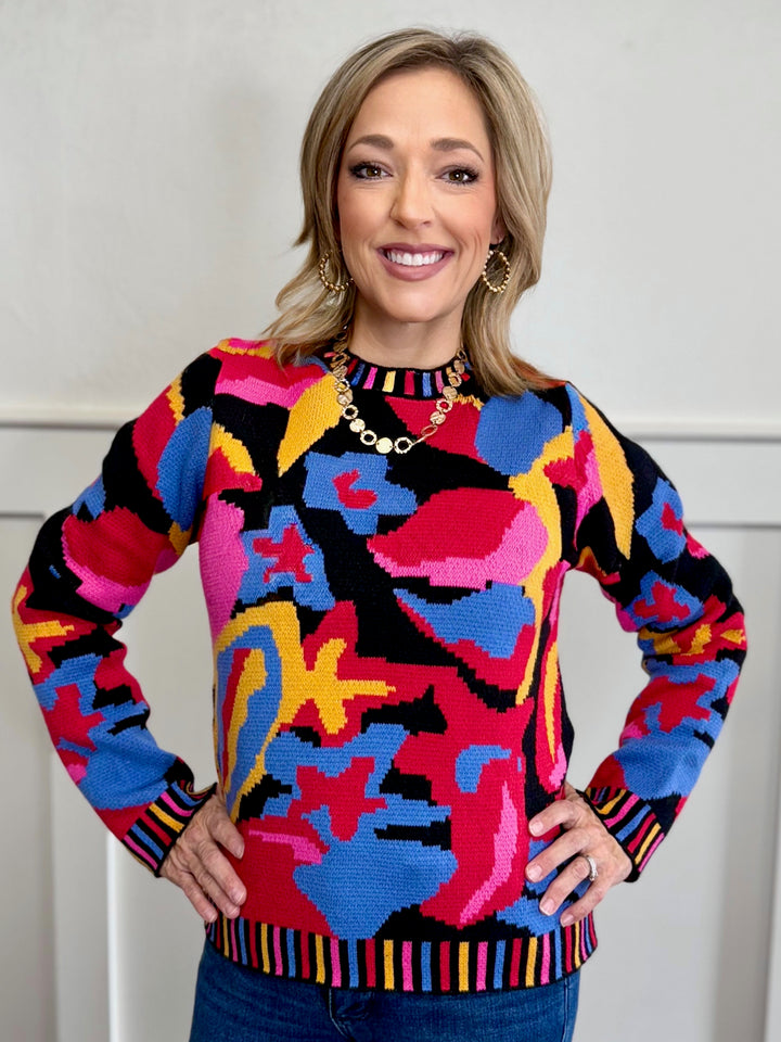 Color Loop Multi Color Sweater