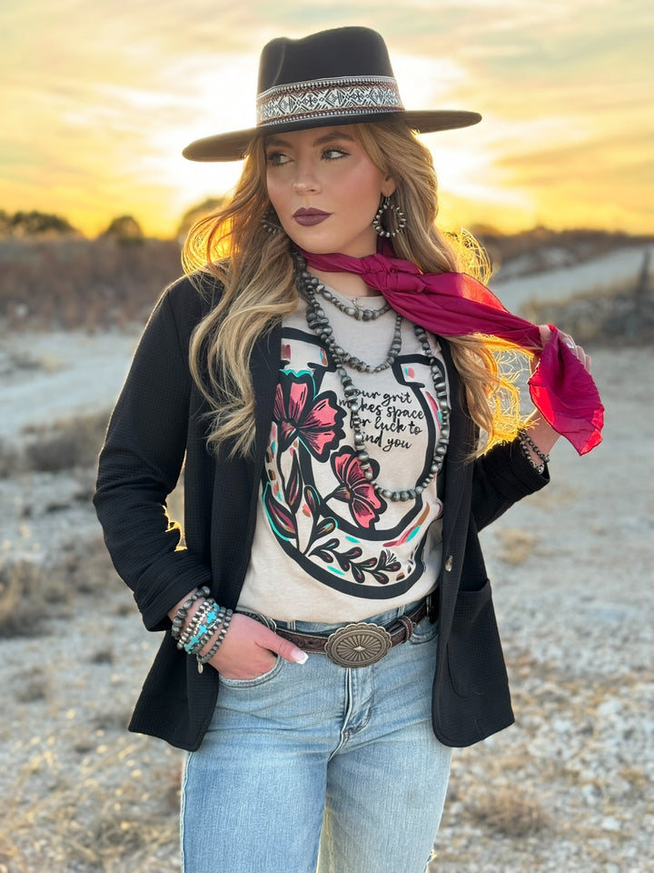 Lauren's Horseshoe Tee by Texas True Threads