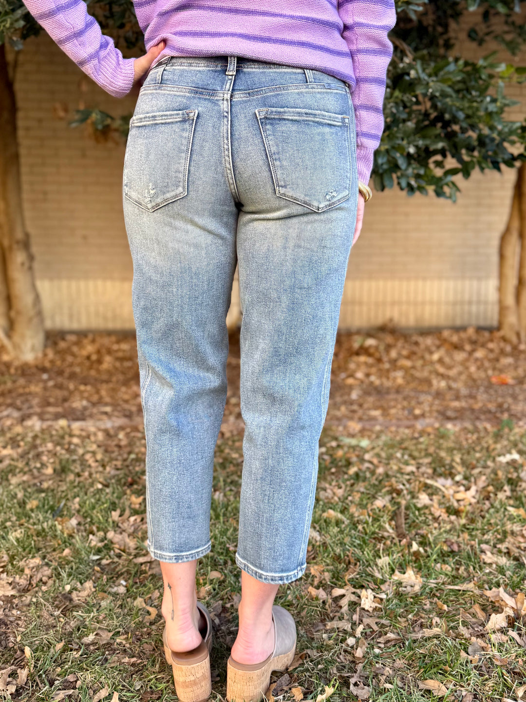 Tilly Ultra High Rise Slim Barrel Jean by KanCan