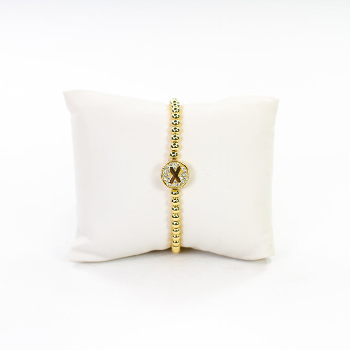 CZ Initial Bracelet