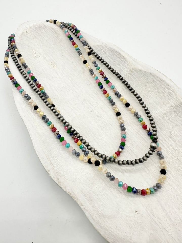 Zoe Multi Faux Navajo Necklace