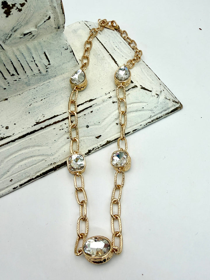 Charlie Chunky Rhinestone Necklace