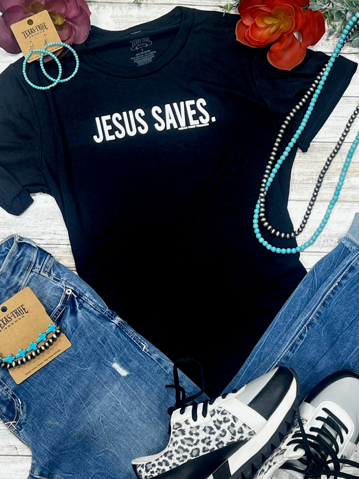 Jesus Saves Tee by Texas True Threads