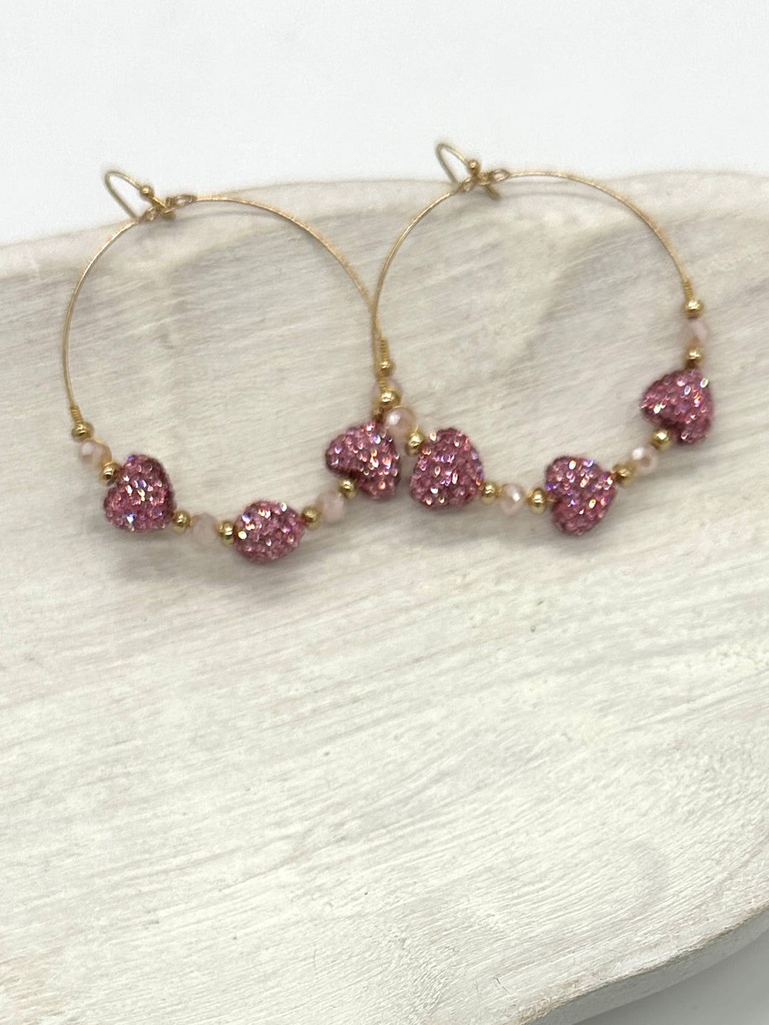 Love You Heart Hoops