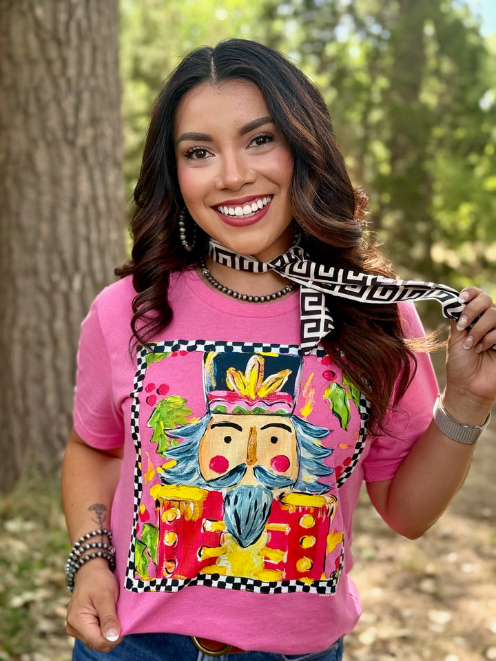 Callie's Checkered Nutcracker Tee by Texas True Threads