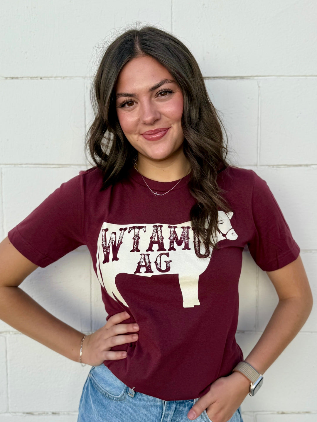 WTAMU Ag Tradition Maroon Tee