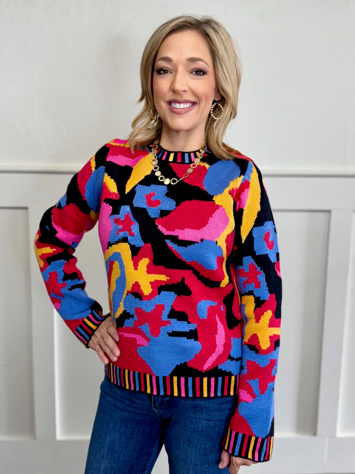 Color Loop Multi Color Sweater