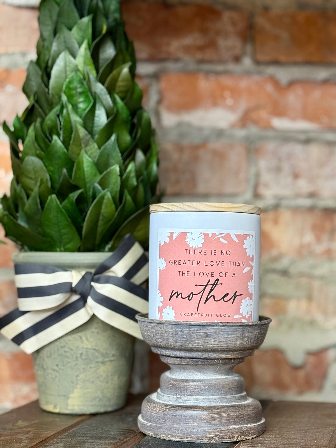 No Greater Love Than a Mother Candle