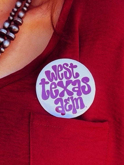 West Texas A&M Button