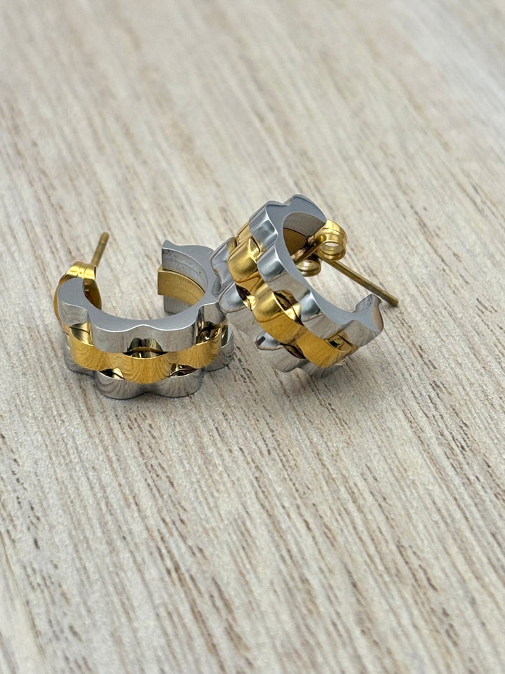 Rolly Hoop Earrings by ChansuttPearls