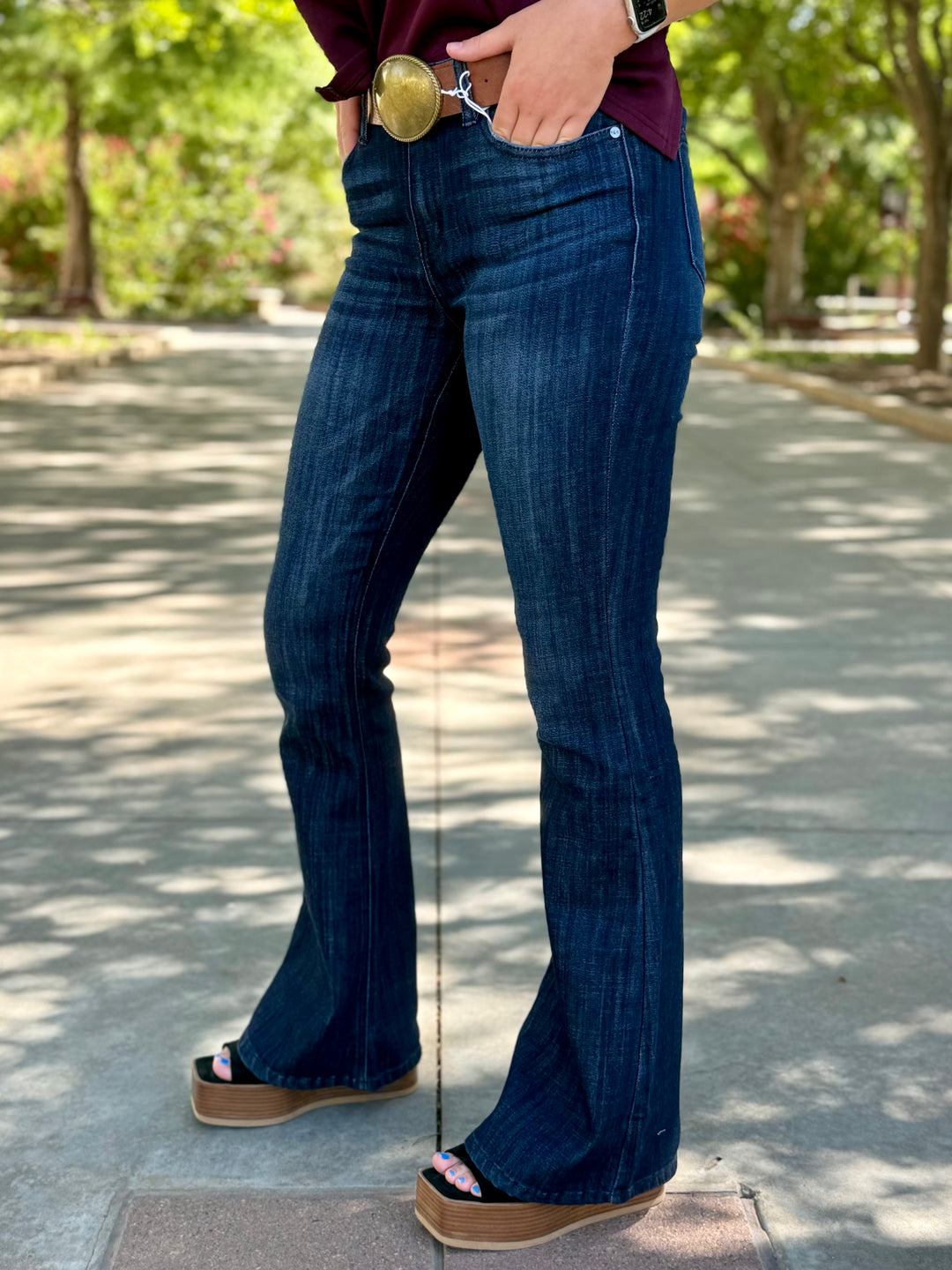 Fern High Rise Flare Jean by KanCan