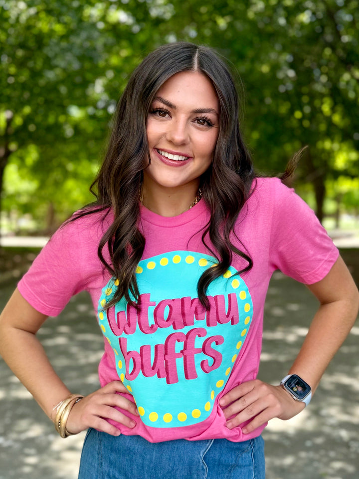 WTAMU Buffs Bright Dots Tee