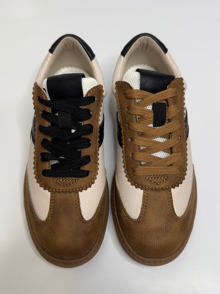 Spoiler Alert Tan Mix Sneaker by Corkys