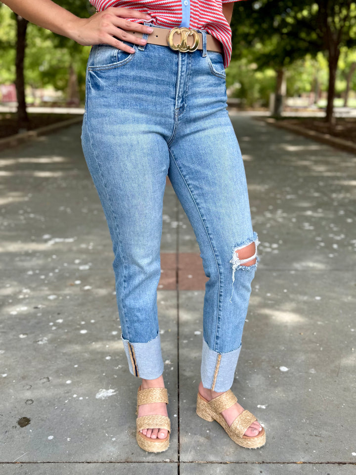 Allie Straight Crop by Risen