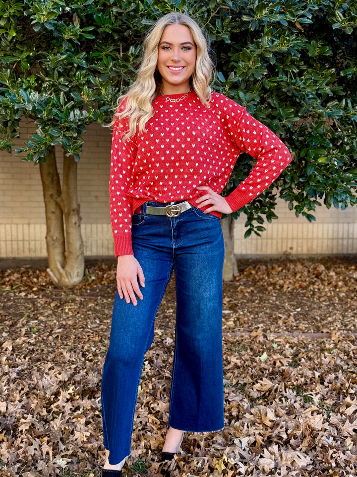 Sweetheart Red Sweater