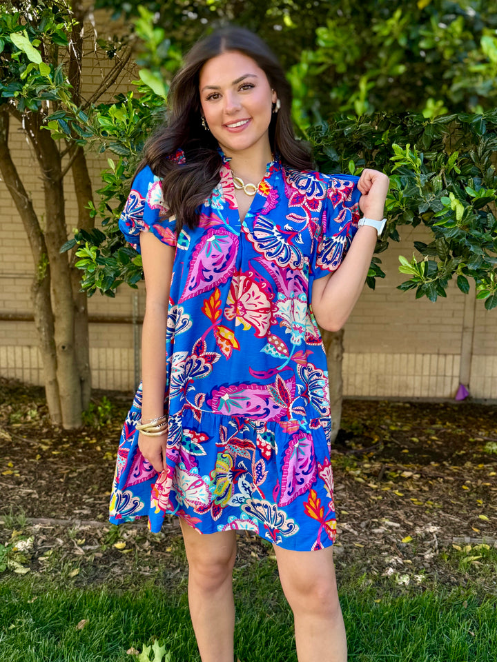 Double Take V-Neck Dress
