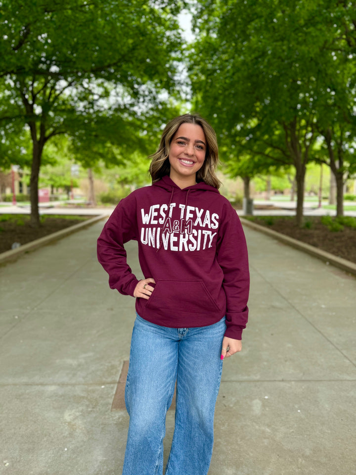 Maroon West Texas A&M Hoodie