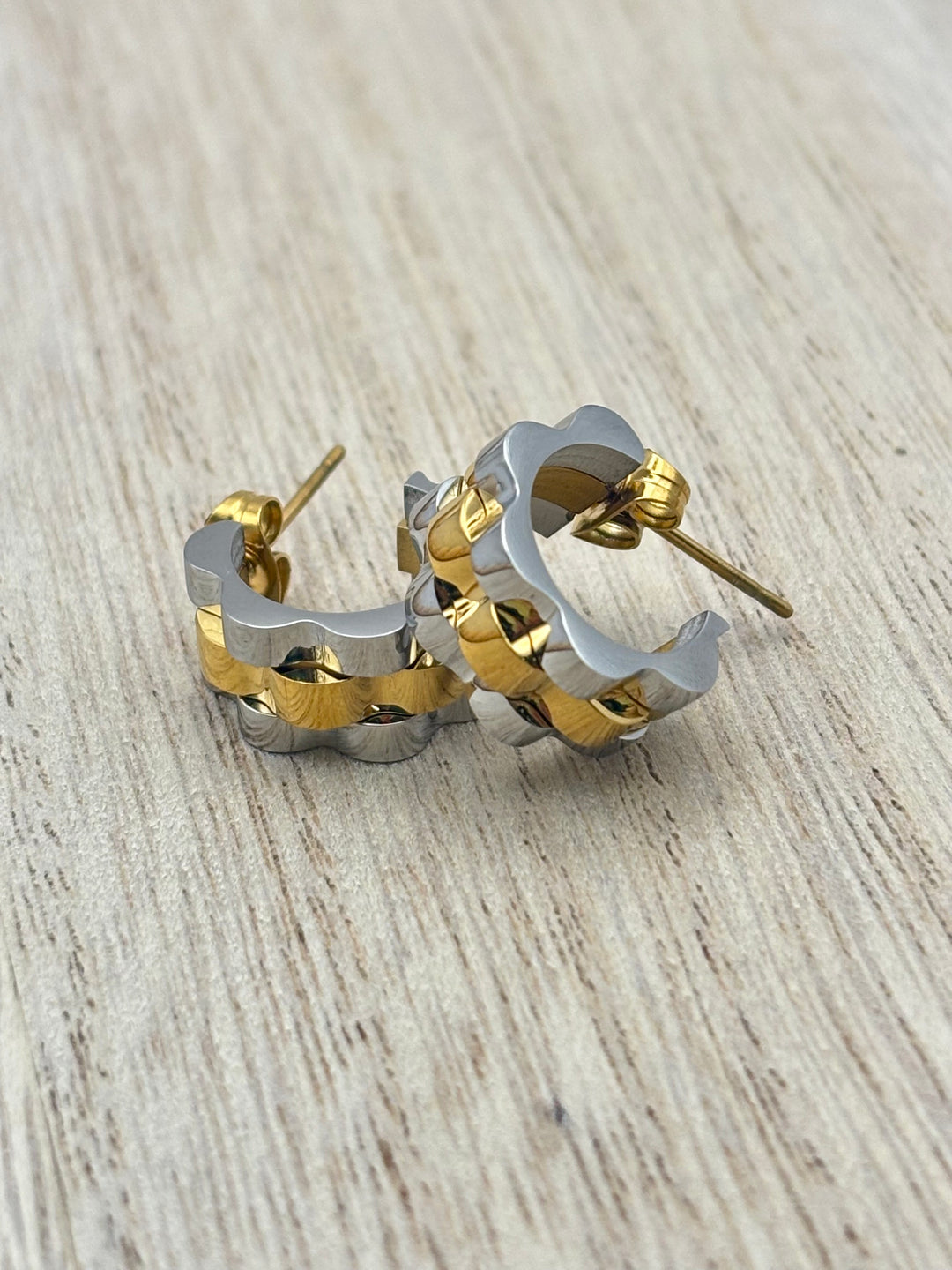 Rolly Hoop Earrings by ChansuttPearls