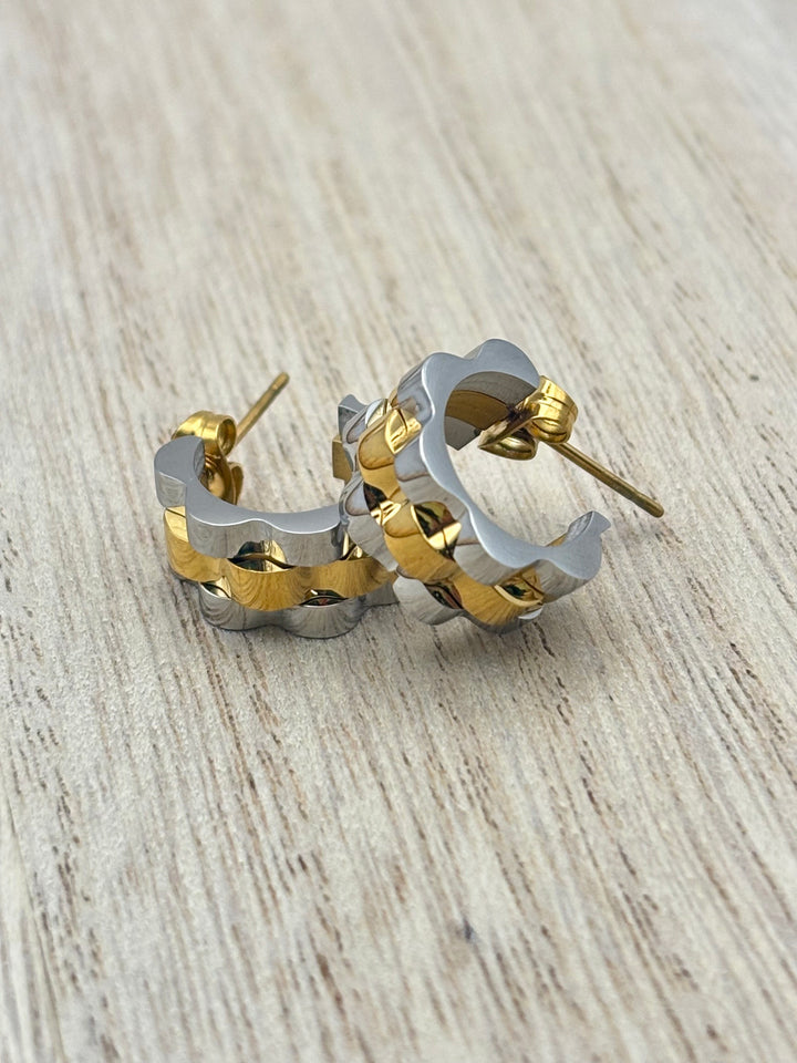 Rolly Hoop Earrings by ChansuttPearls