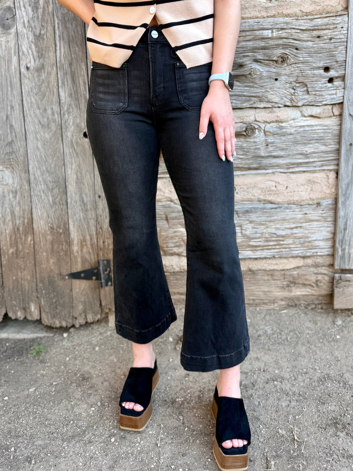 Poppy High Rise Cropped Jean by Risen