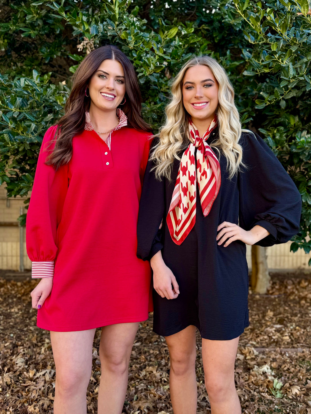 All Night Balloon Sleeve Dress