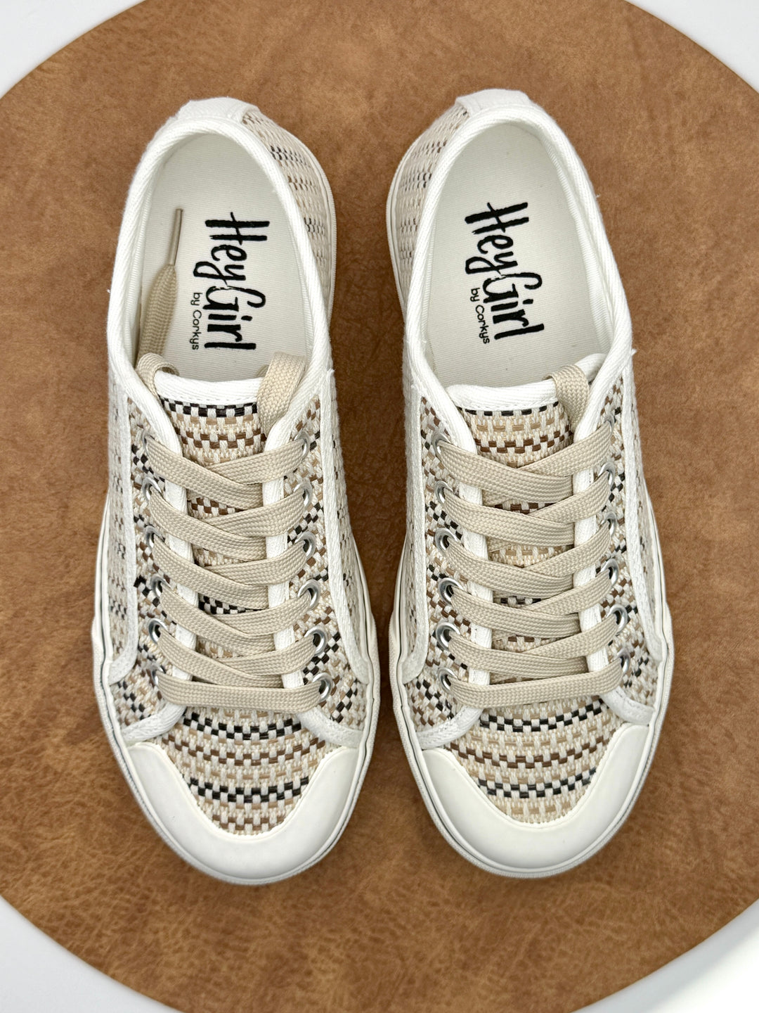 Waiting List Tan Combo Sneaker by Corkys