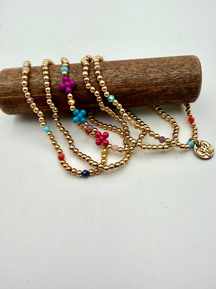 Bright & Bold Multi Beaded Bracelet Set