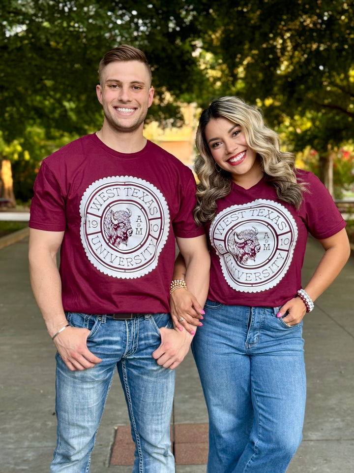 WTAMU Stamped Seal Graphic Tee