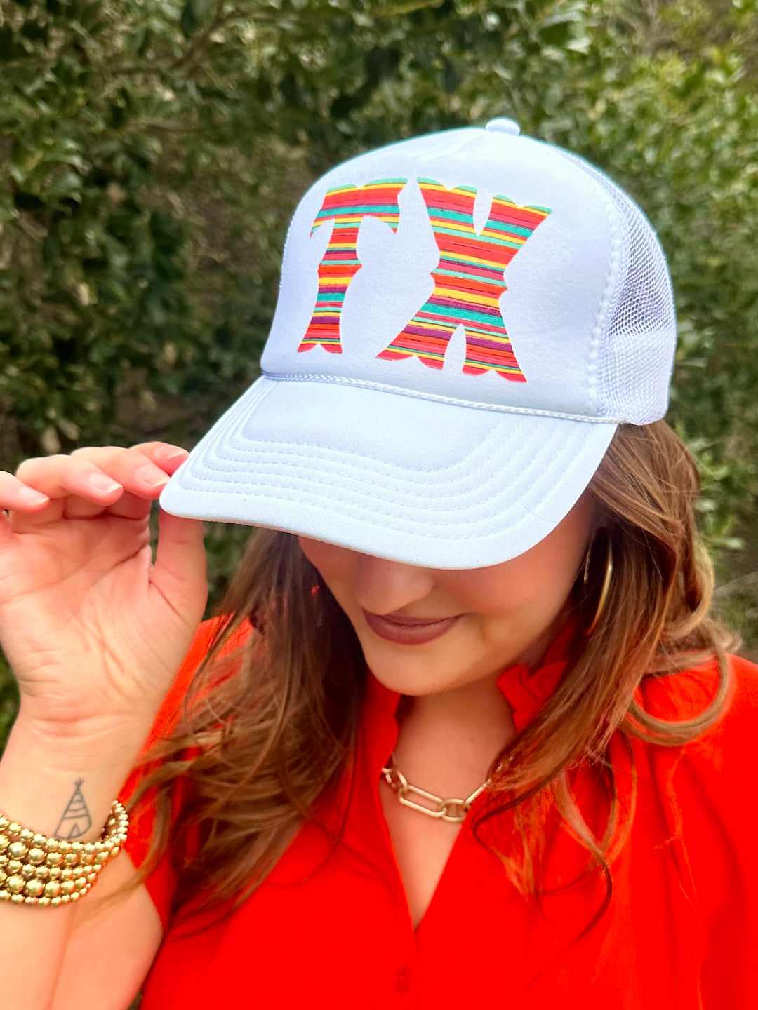 Serape TX Foam Trucker Cap by Texas True Threads