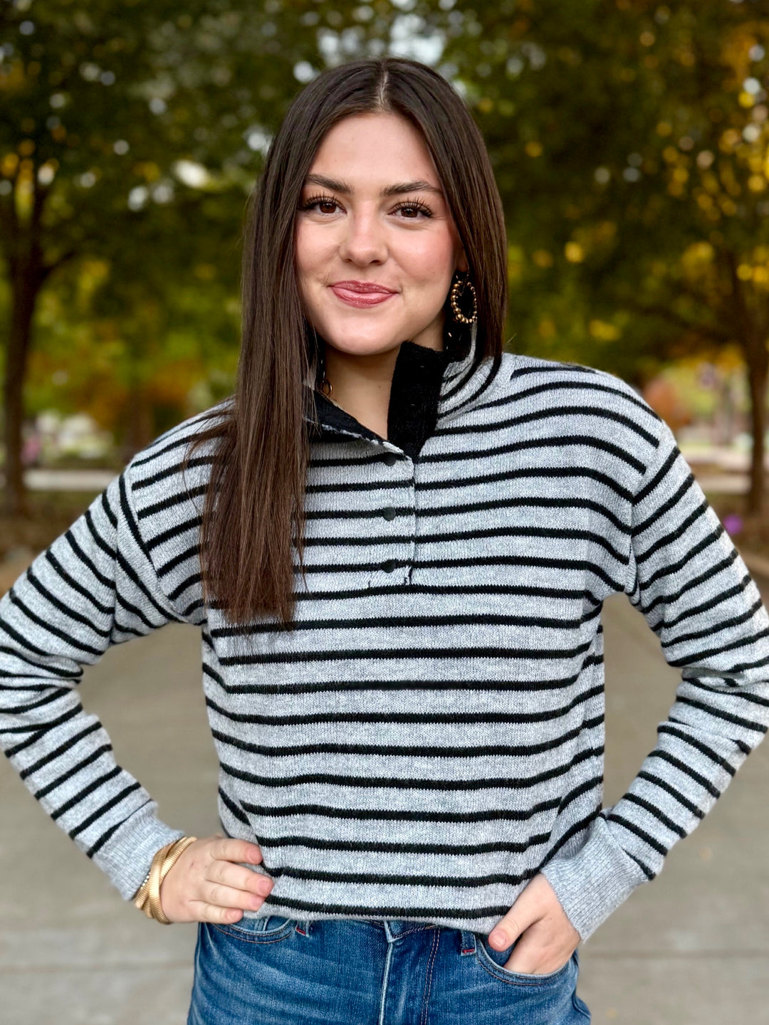 Homebound Striped Sweater